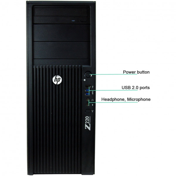 HP Z220 Tower PC (i7-3770 | 16GB | 256SSD)